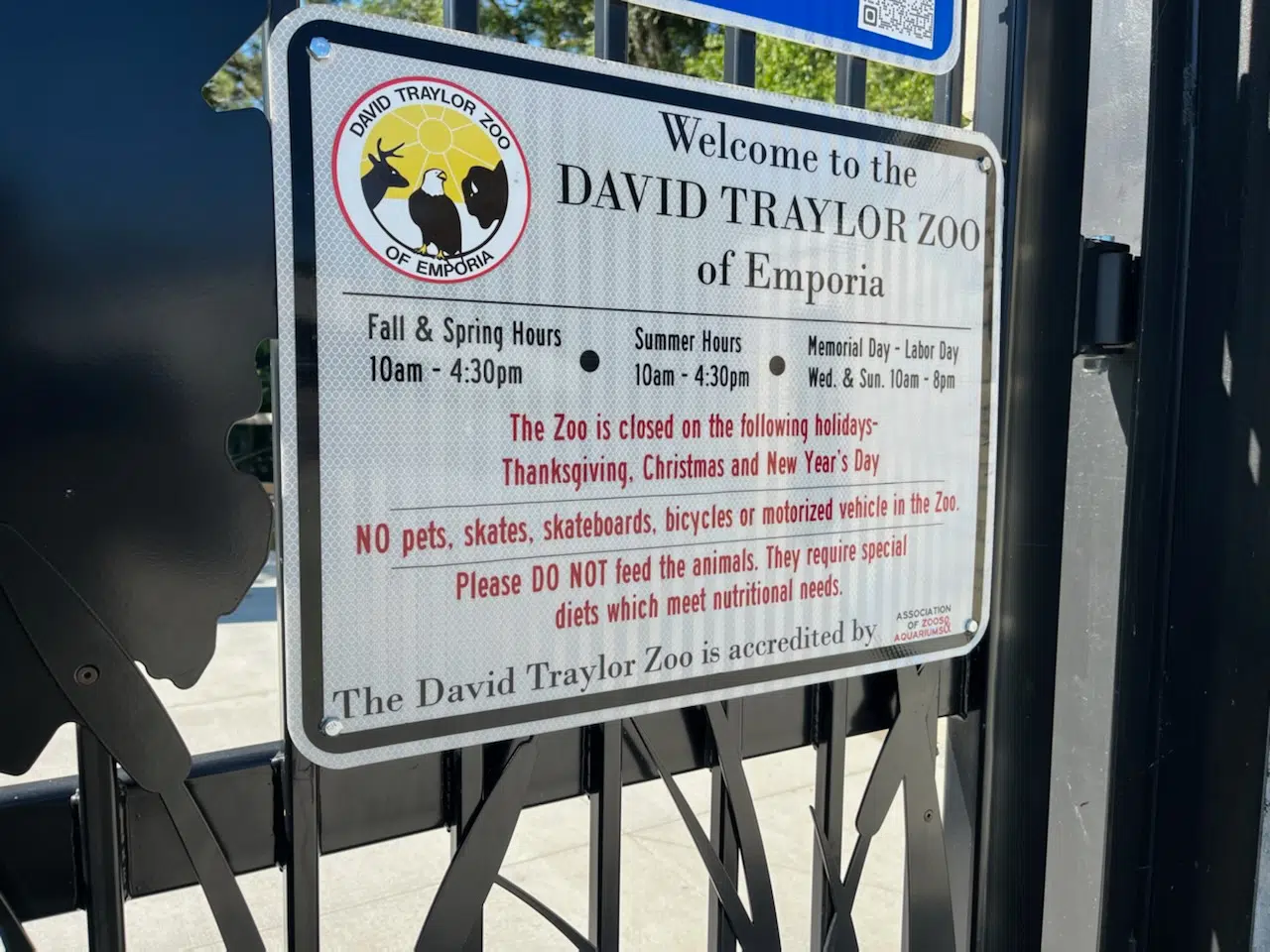 Accreditation continues for Emporia's David Traylor Zoo