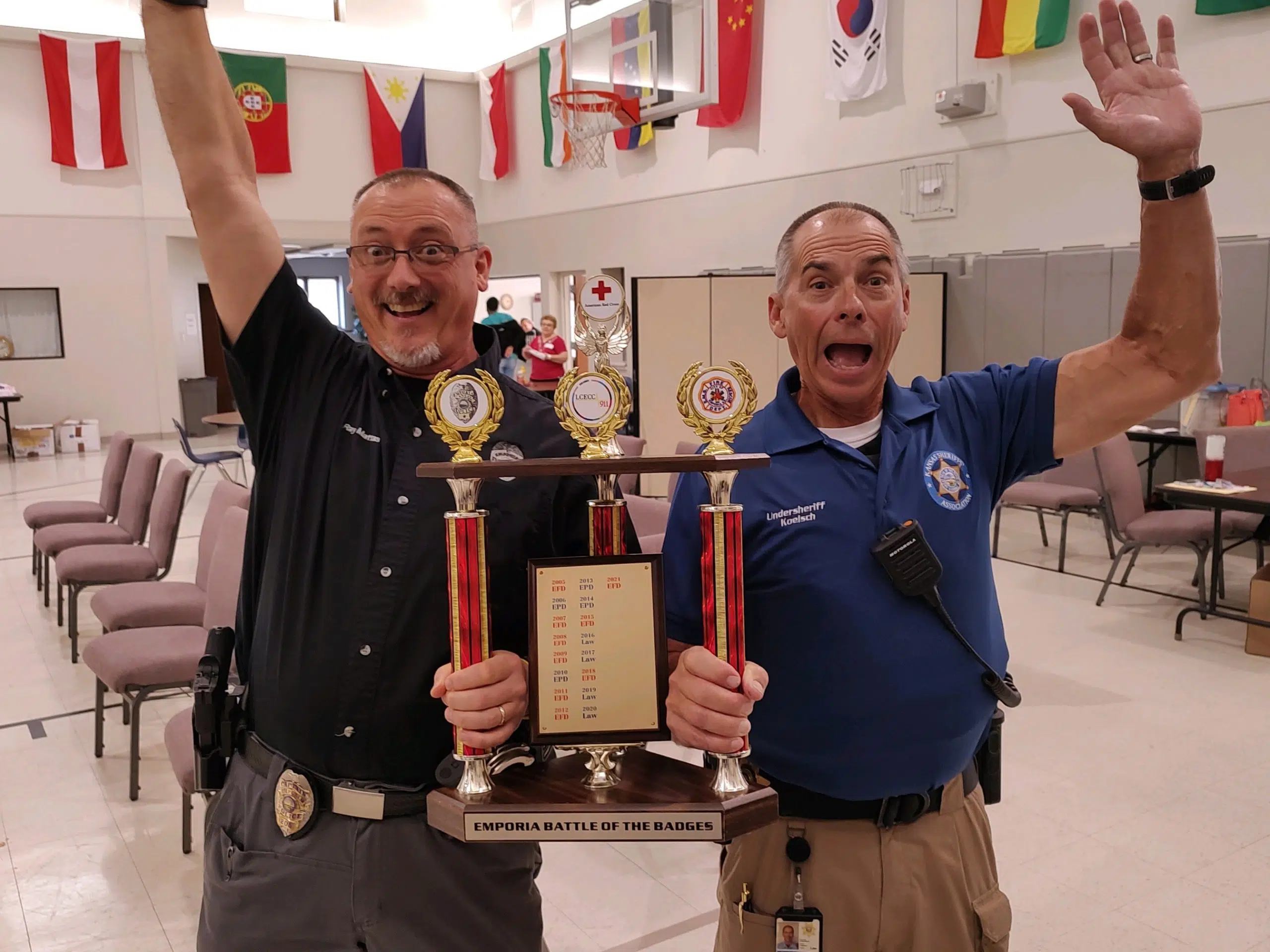 BATTLE OF THE BADGES BLOOD DRIVE: Law Enforcement crowned 2022 champions; More than 180 units of blood collected