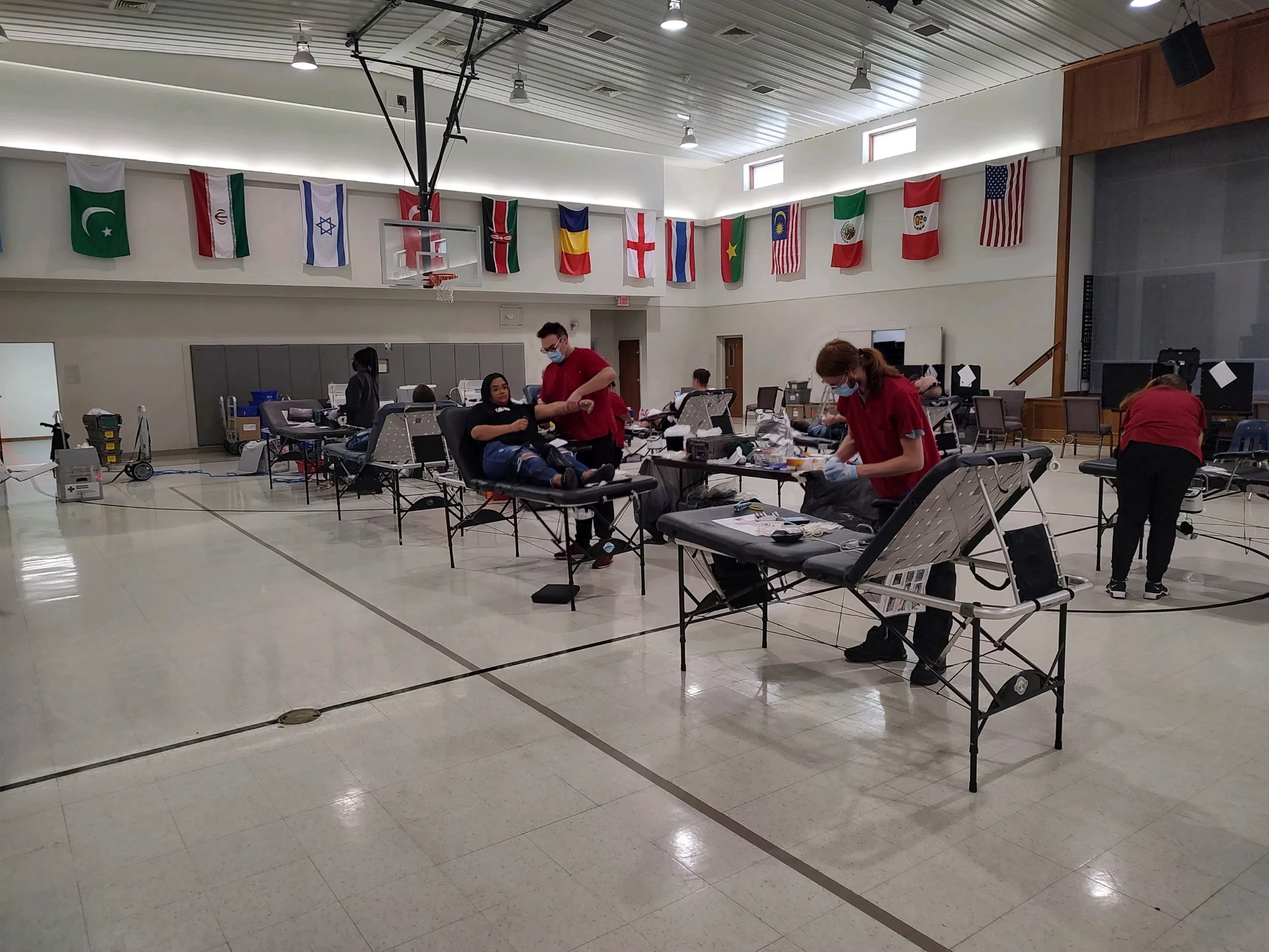 More than 70 units of blood collected on day one of 2022 Battle of the Badges Blood Drive