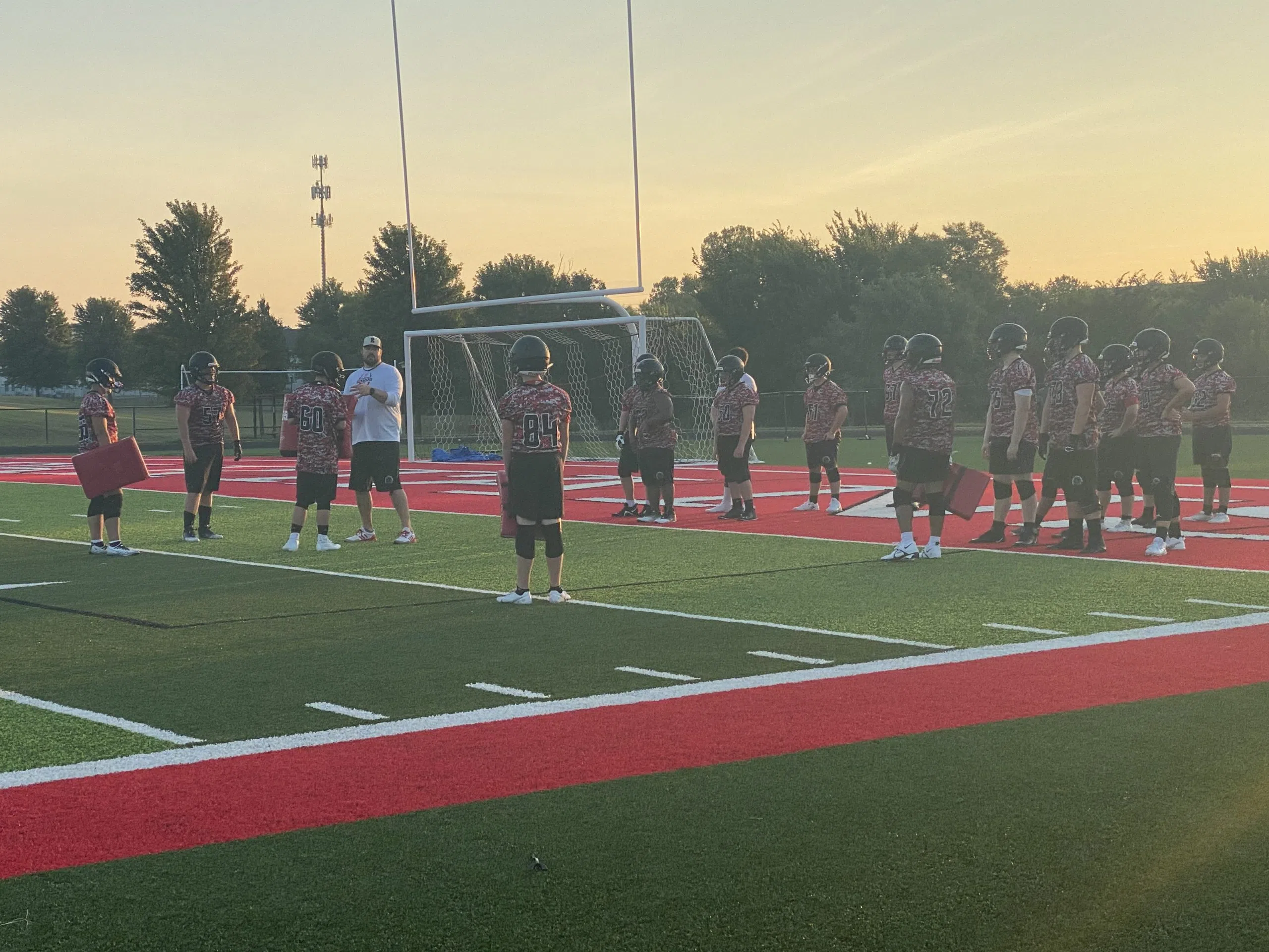 Emporia High football holds first practice