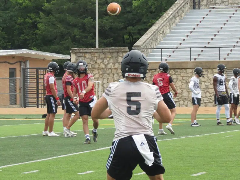 Emporia State football holds first practice