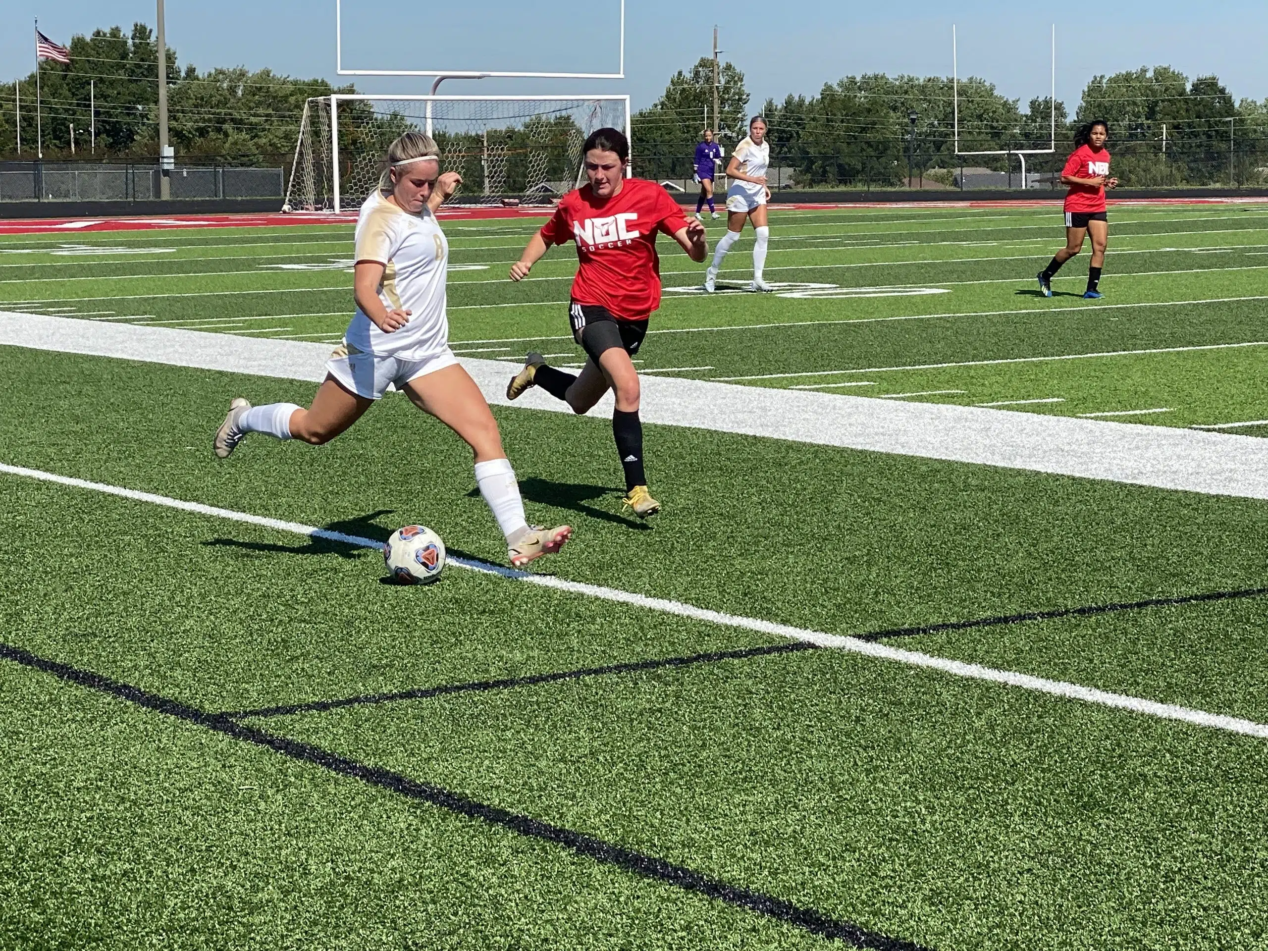 Emporia State women's soccer holds scrimmage