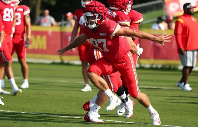 Kansas City Chiefs put on pads