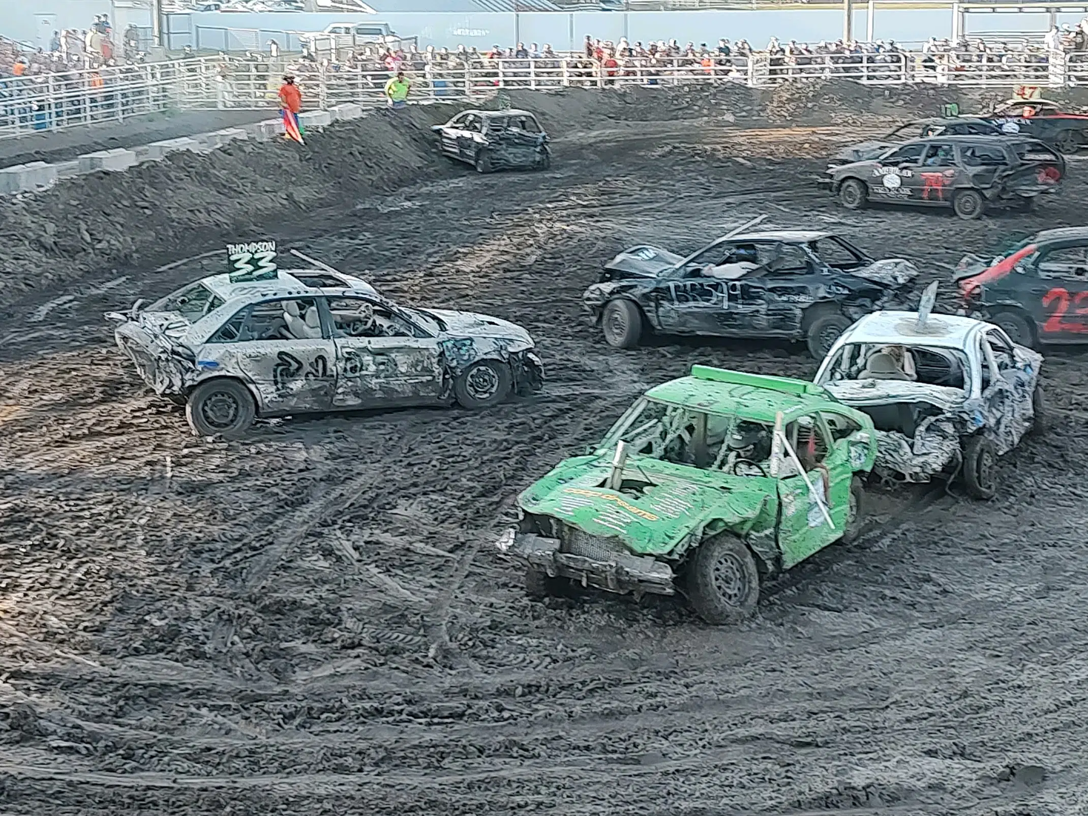 Smashin, Crashin and Bashin Demolition Derby caps off 2022 Lyon County Fair Saturday night