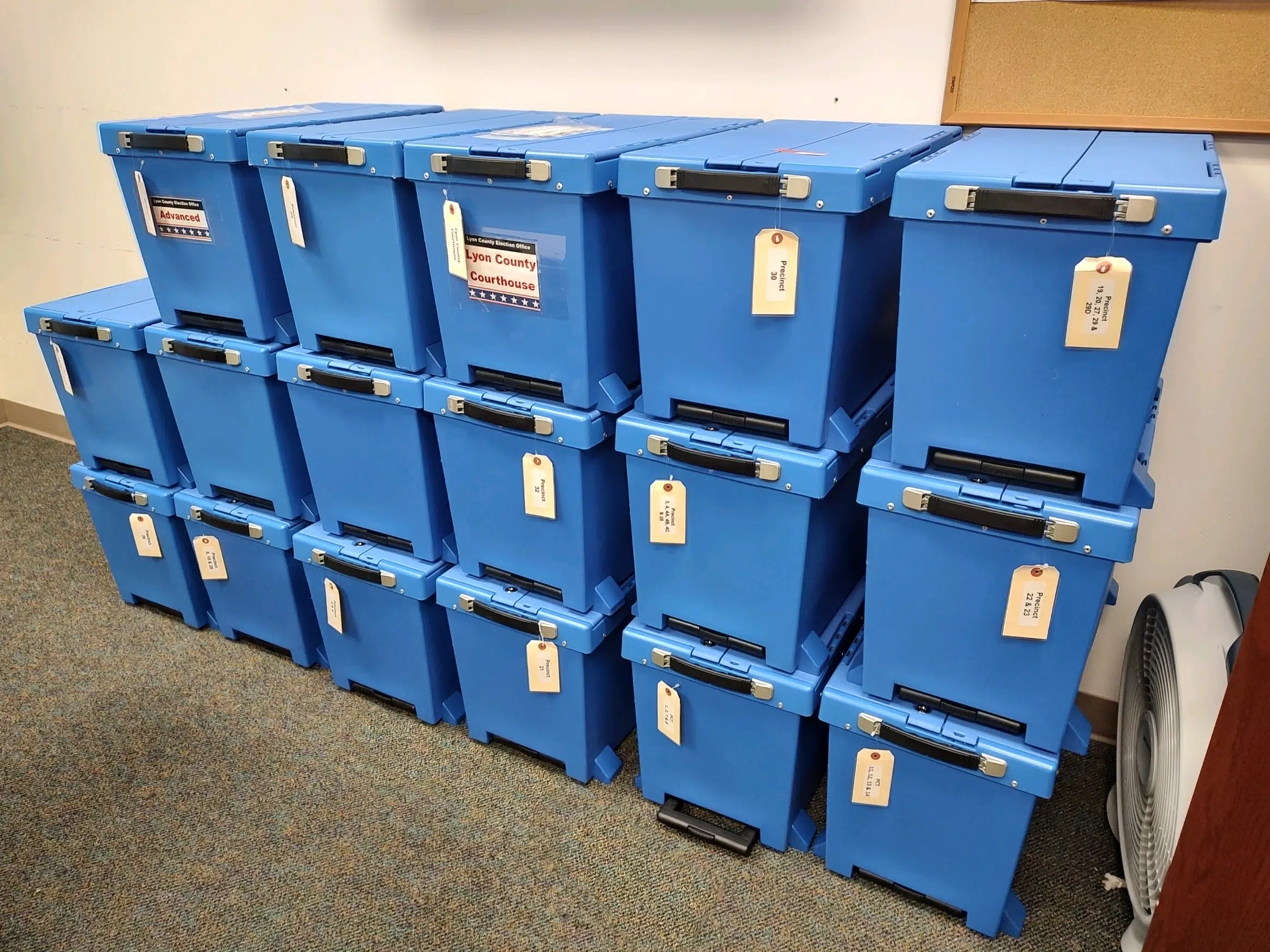 One no-vote ruled invalid, no other changes noted in near 10,000 ballot recount in Lyon County