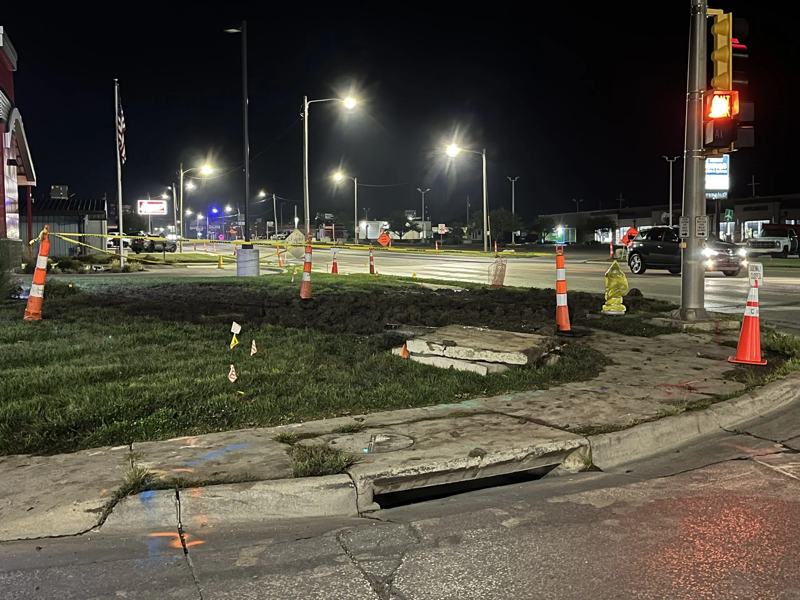 Repairs finished, traffic back to relative normal after water line break at Sixth and Prairie