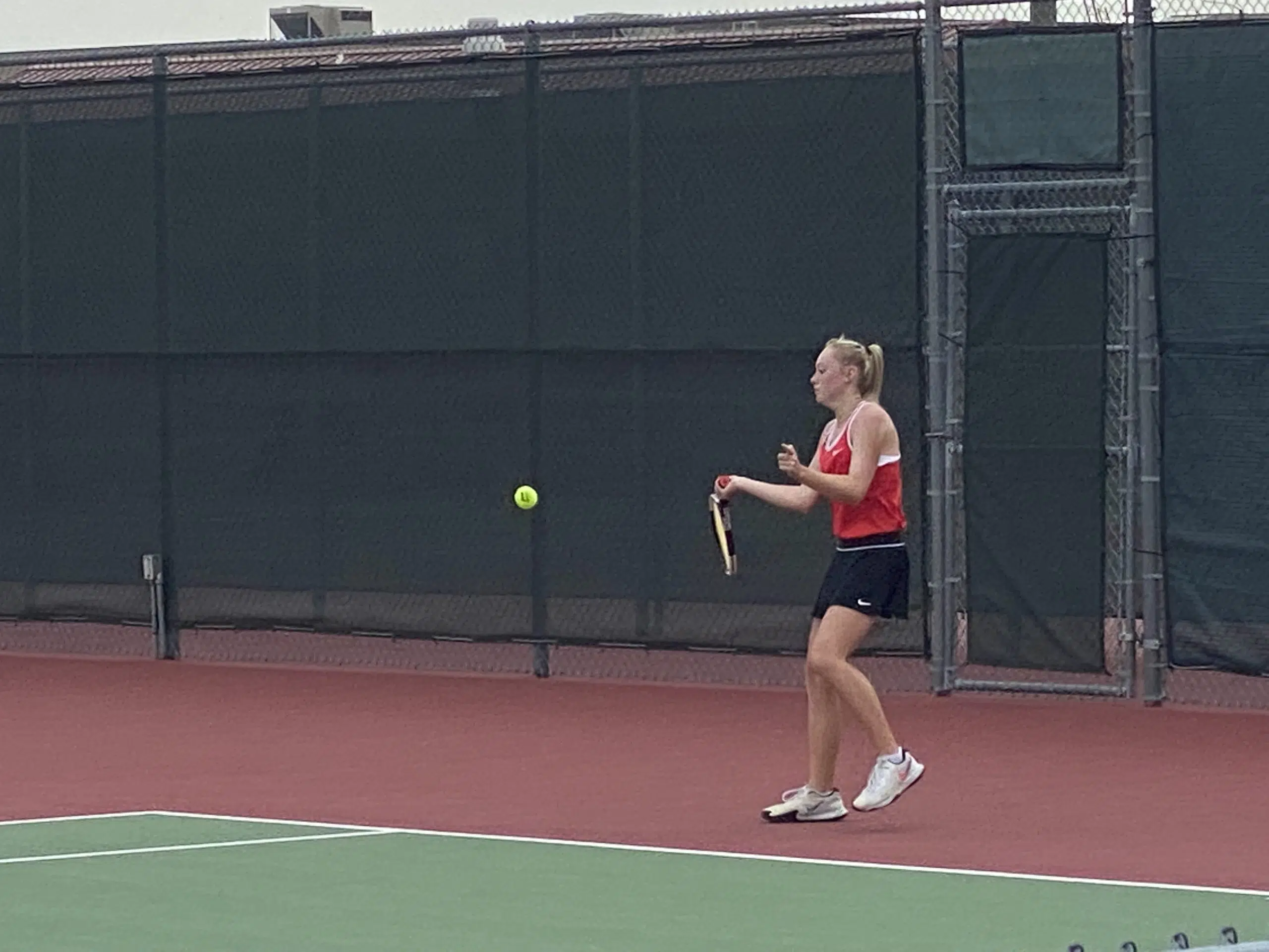 Rain shortens Emporia High girls tennis tournament