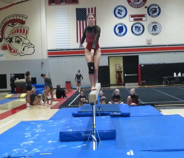 Emporia High gymnast Laney Cooper qualifies for state