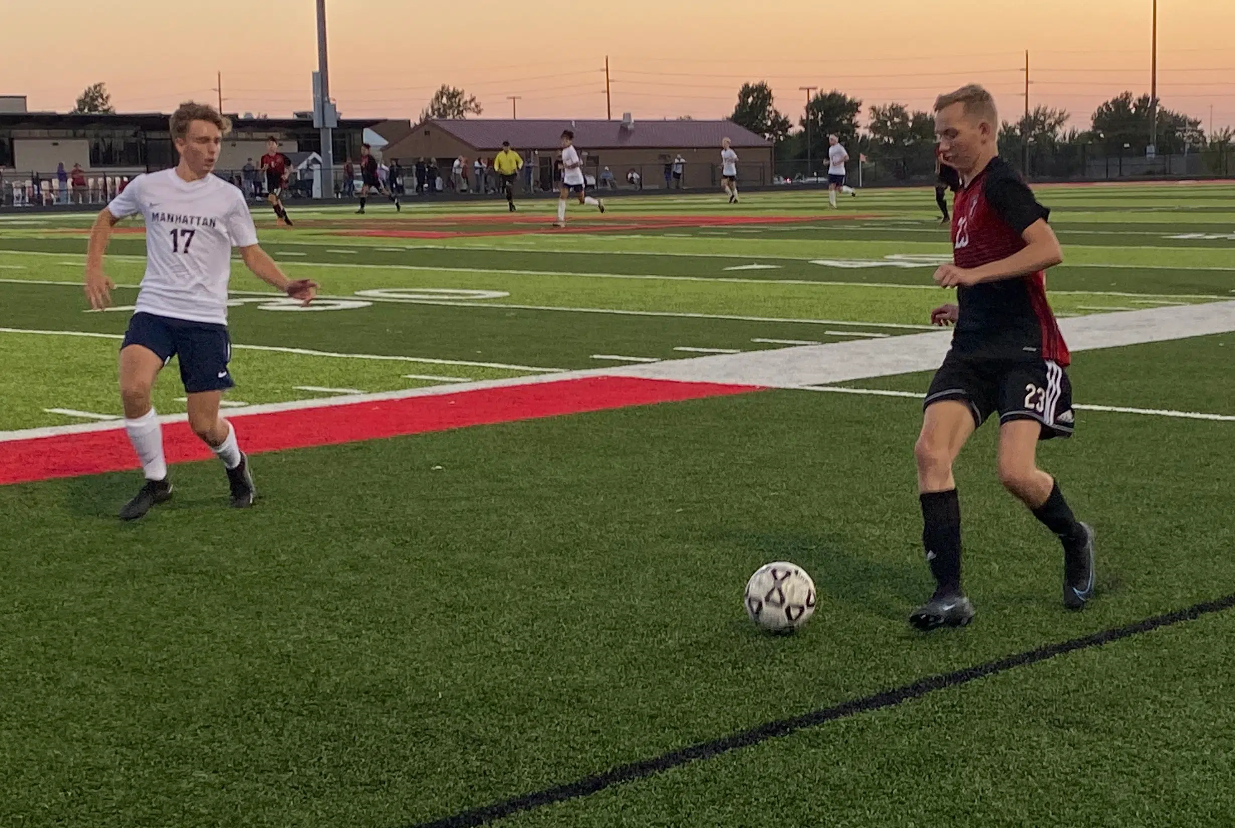 Emporia High boys soccer defeats Manhattan