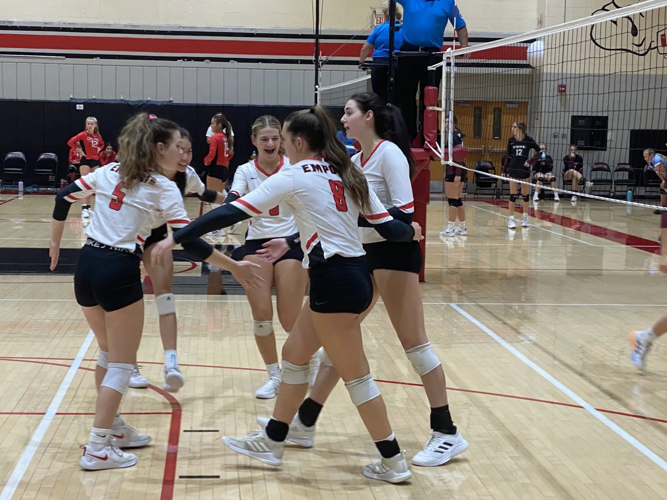 Emporia High volleyball splits at Baldwin triangular