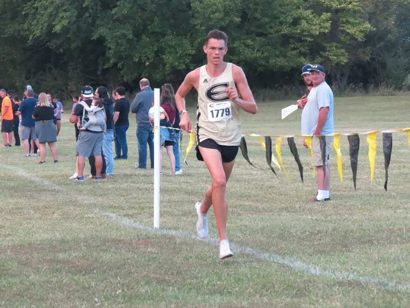Emporia State Cross Country runners win on new home course