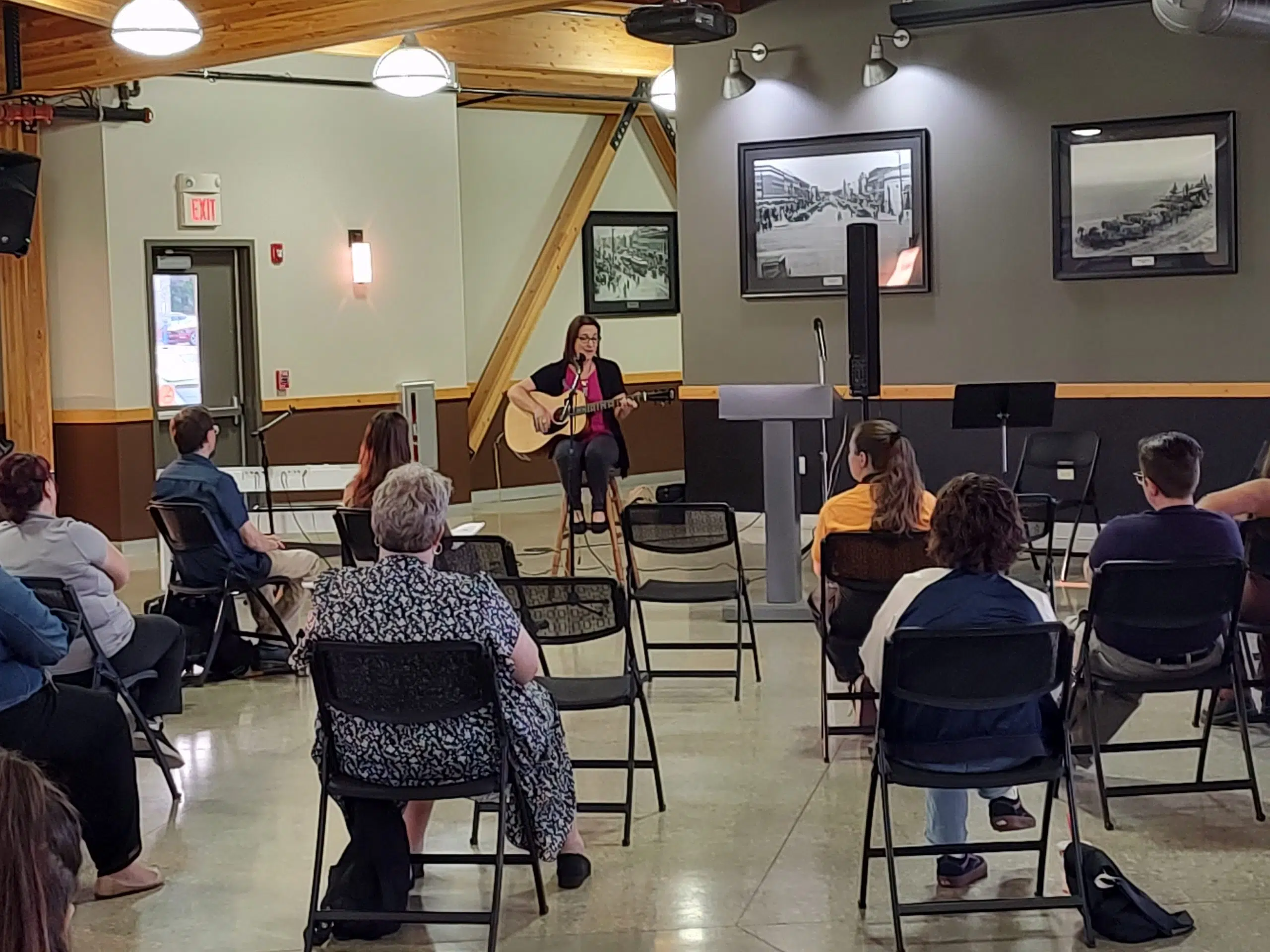 Local artists come together to shed a light on suicide prevention Tuesday evening with first Emporia Words Save Lives event