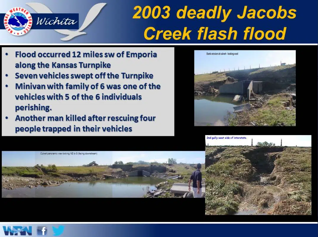 Kansas Turnpike Authority continues drainage study with cashless tolling process ongoing, recent anniversary of Jacobs Creek disaster