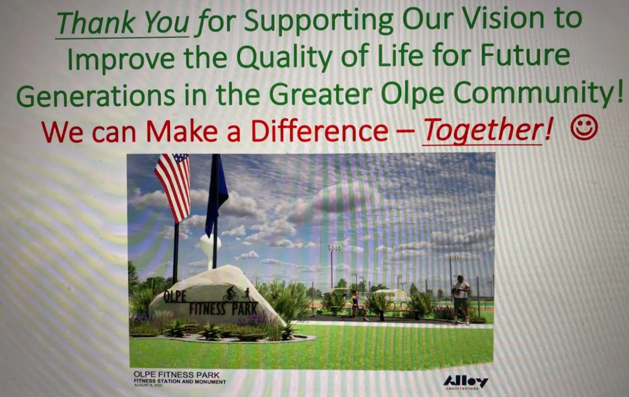 City of Olpe sees positive response during community meet and greet to introduce new community fitness park