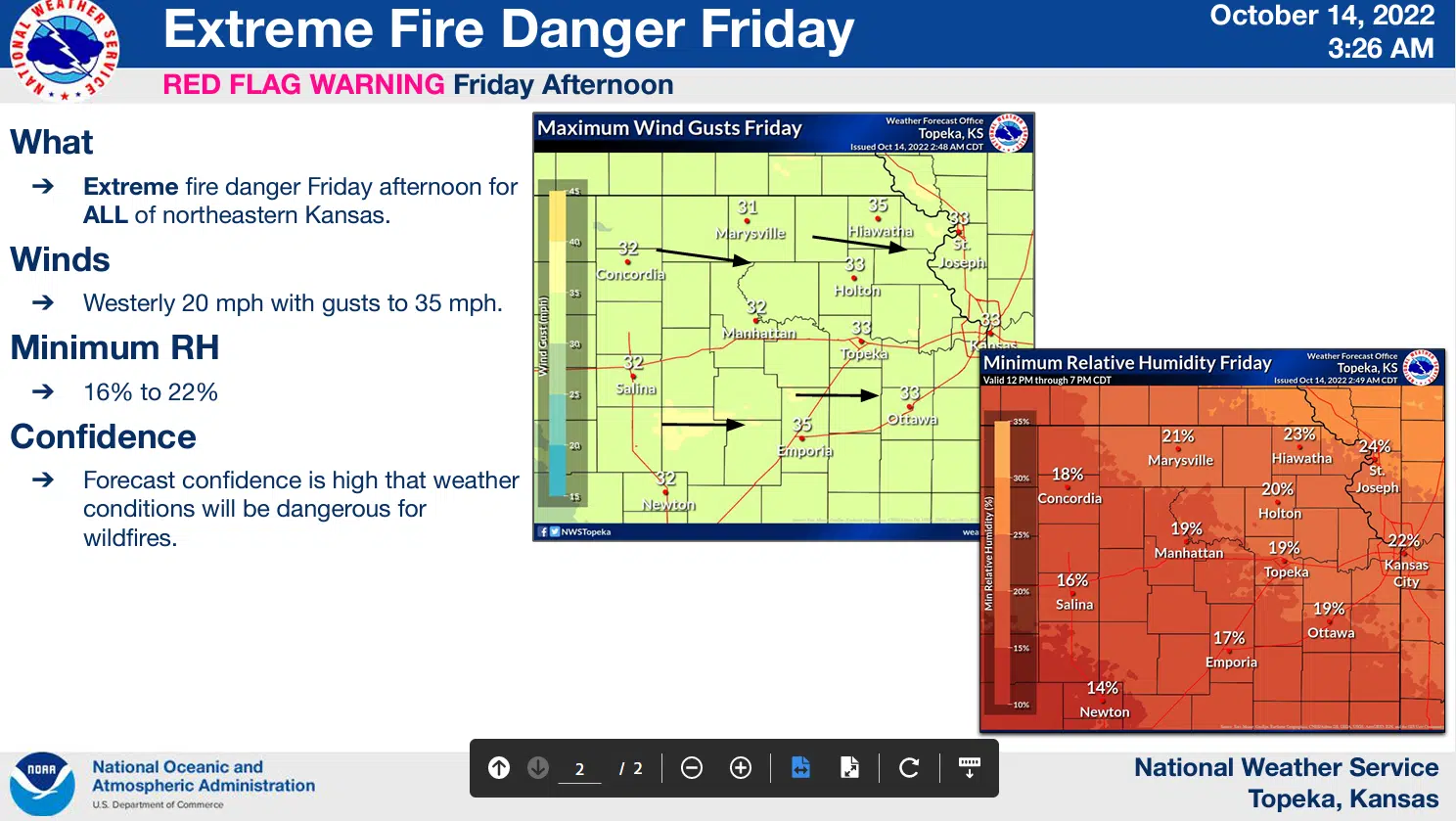 Outdoor burns banned again areawide Friday; Chase County reports large grass fire from Wednesday