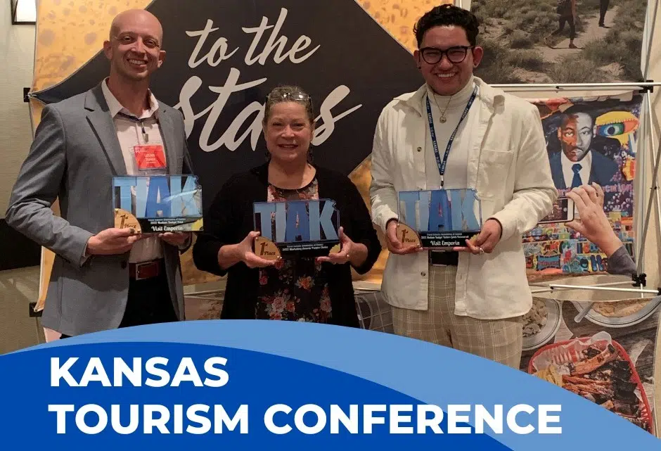 Visit Emporia takes home People's Choice, two other top awards at State Tourism Conference