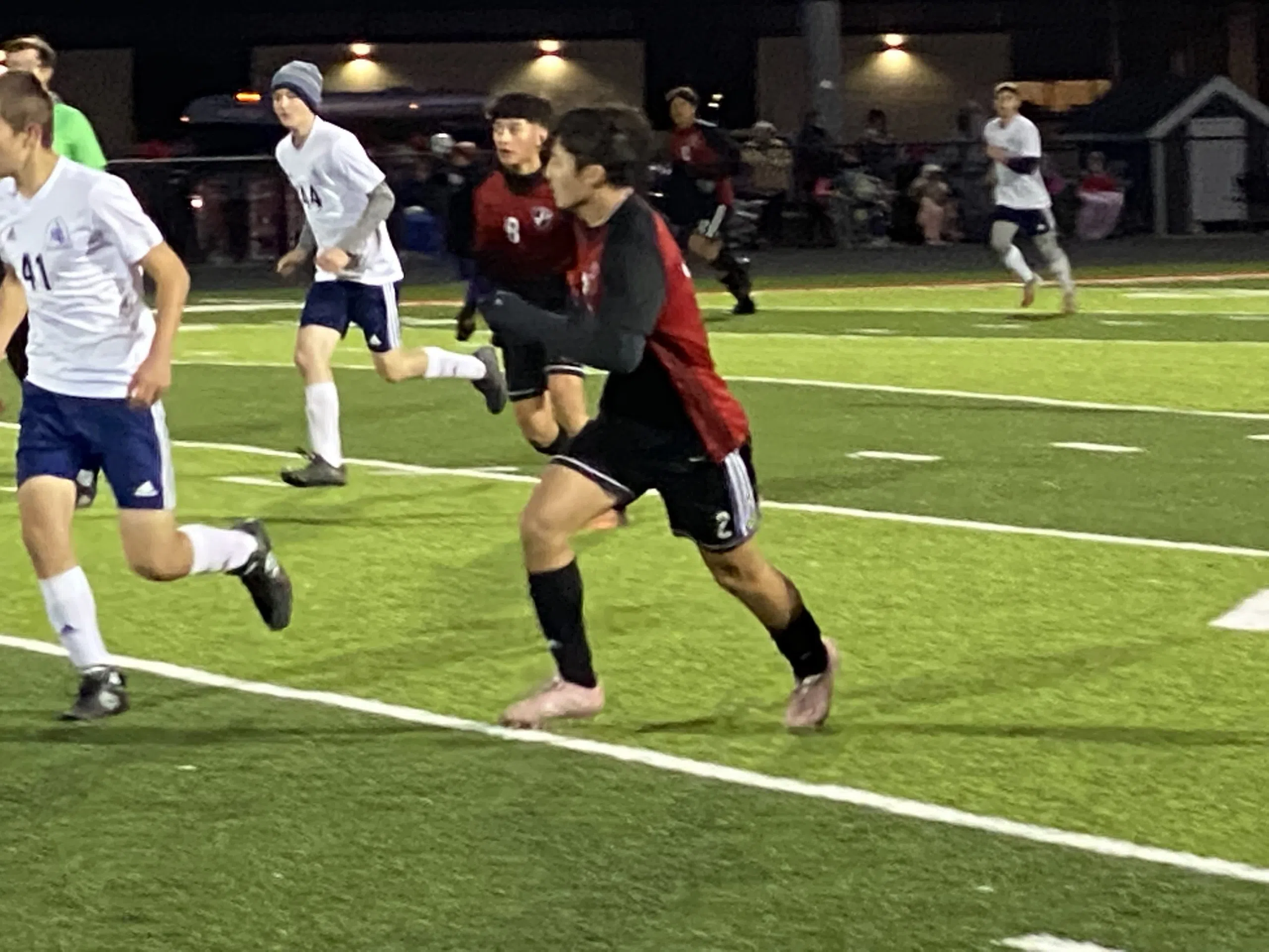 Emporia High boys soccer defeats St. Mary's Academy on Senior Night