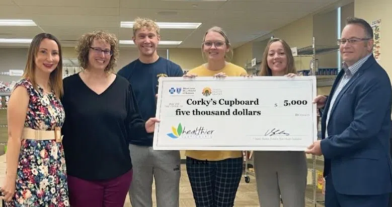 Healthier Lyon County provides $5,000 grant to Corky's Cupboard