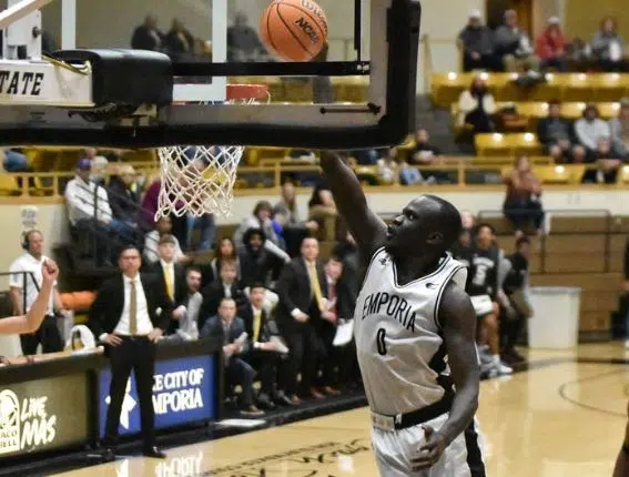 Emporia State mens basketball team 5-0