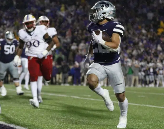 Kansas State outscores Kansas 47-27 to win Sunflower Showdown