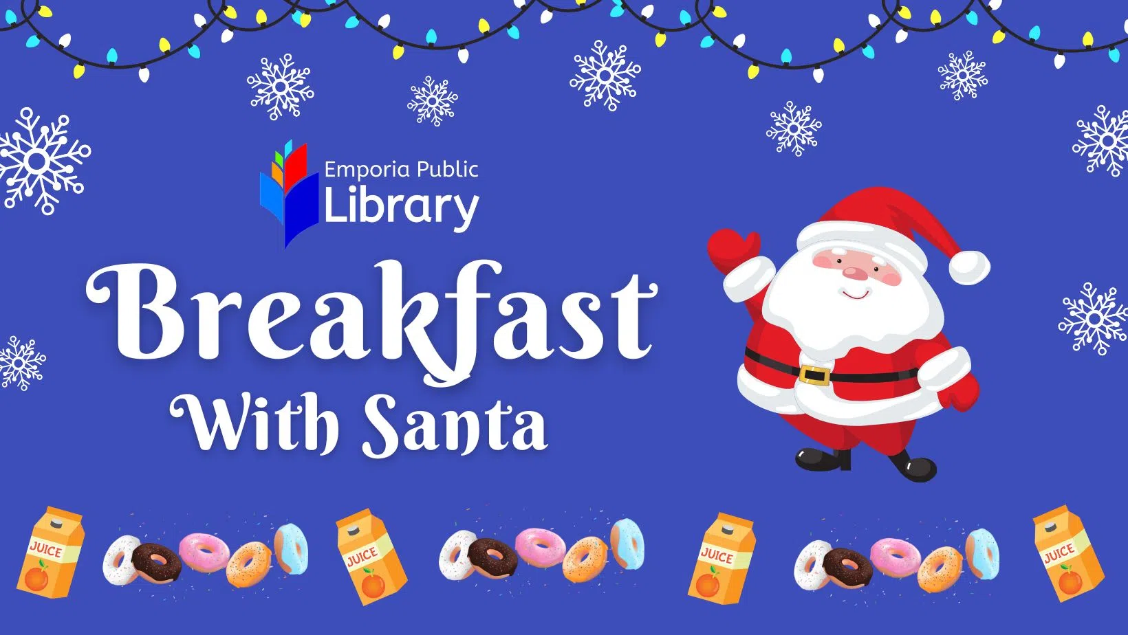 Emporia Public Library expecting large turnout for annual Breakfast with Santa Saturday