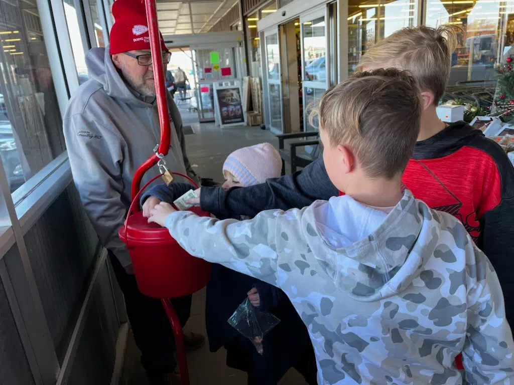 Salvation Army holiday efforts off to good start after kettle kickoff, American Legion toy run