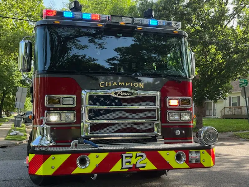 Emporia Fire responds to pair of unrelated fire calls within an hour Sunday afternoon