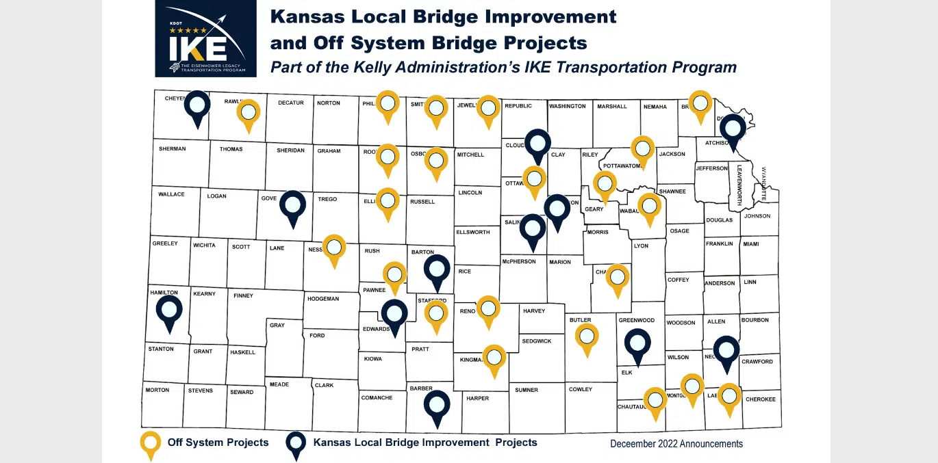 Bridge replacement funding coming to Chase, Greenwood counties