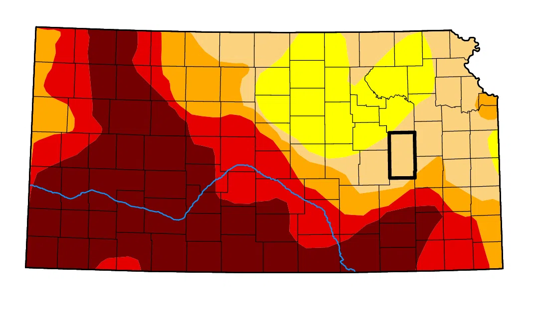 No change in Drought Monitor map despite Tuesday's rain