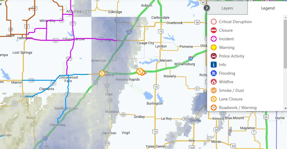 WEATHER: Onset of freezing drizzle leading to slick conditions areawide