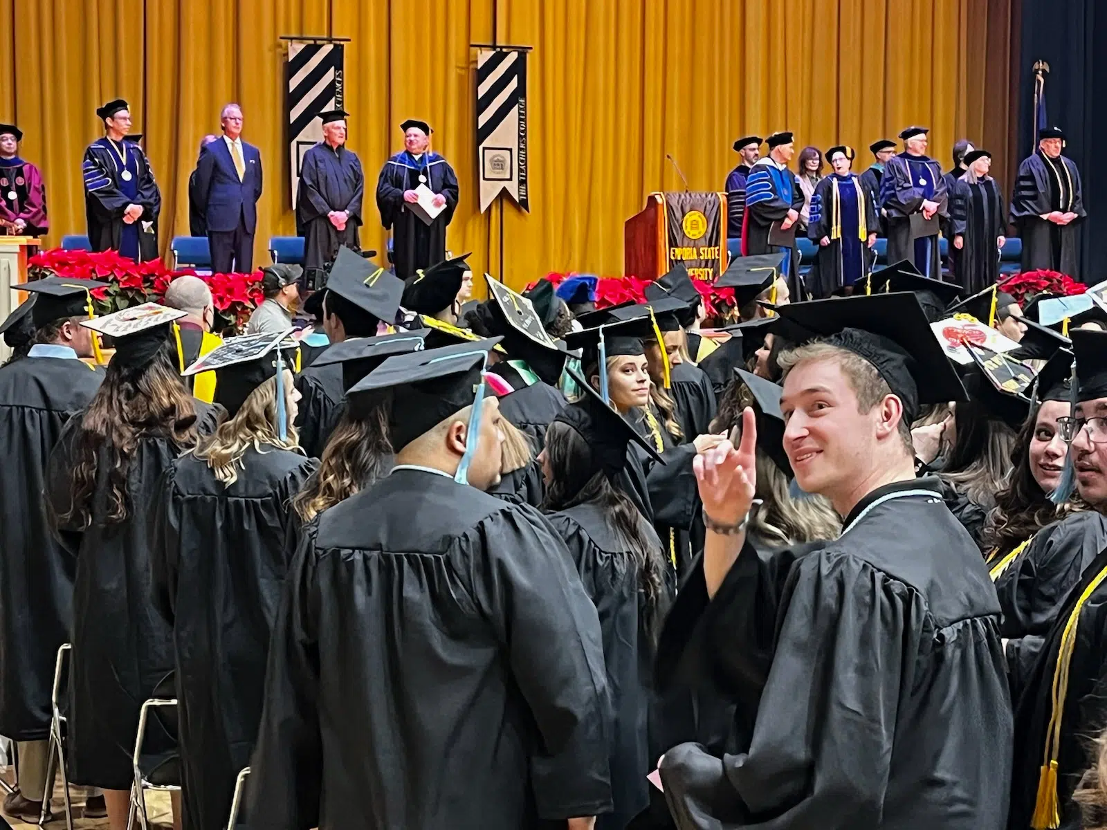 EMPORIA STATE GRADUATION: Hush, Winter say ESU is on right trajectory as reinvestment process continues