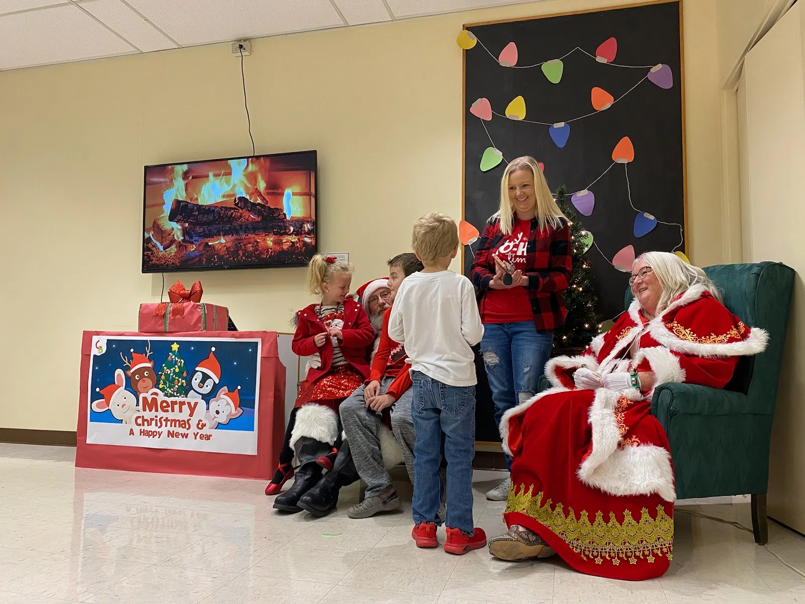 Emporia Public Library celebrates the start of the Christmas season with its annual Breakfast with Santa event