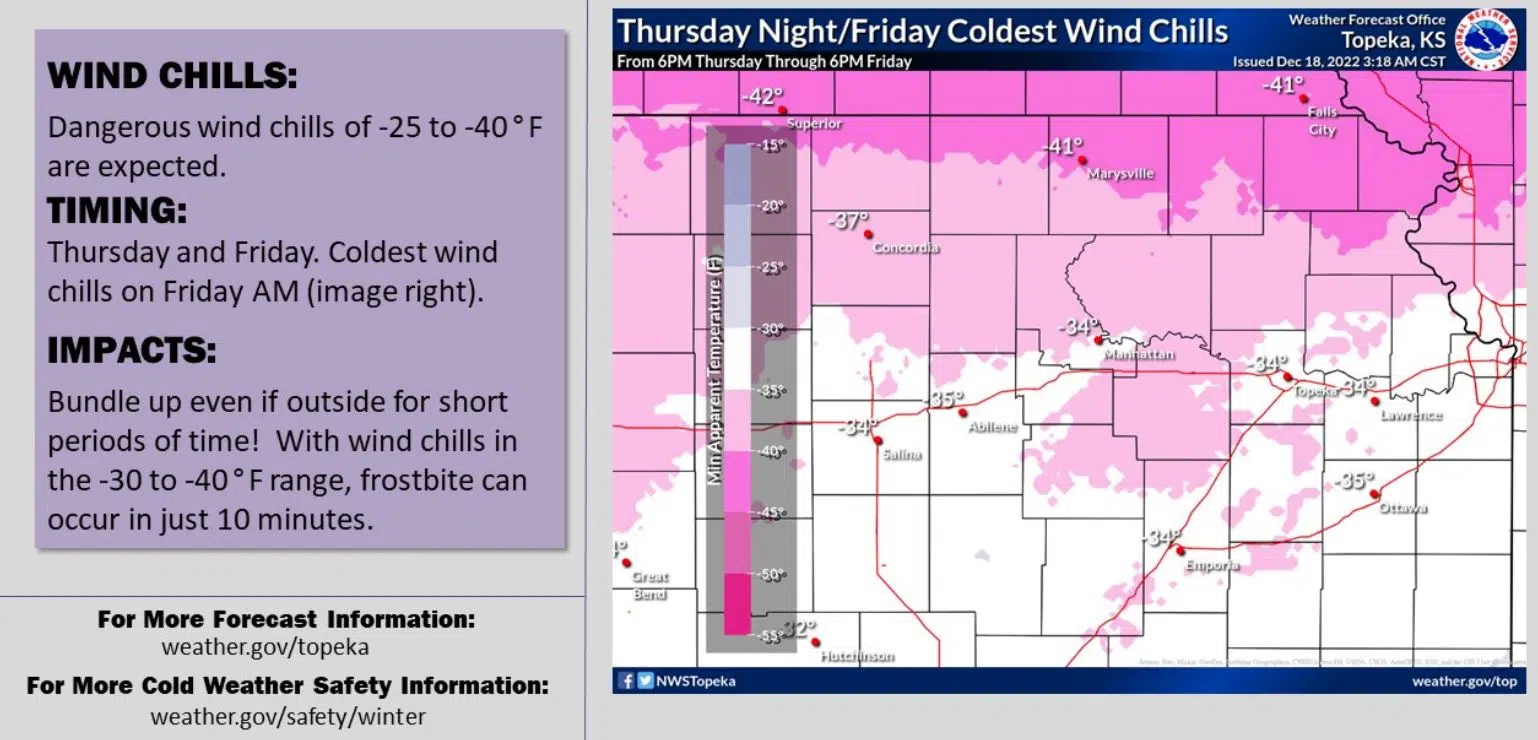 WEATHER: Wintry precipitation expected by midnight Sunday ahead of dangerously cold temperatures by midweek