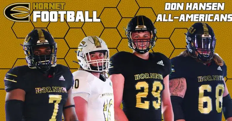 4 Emporia State football players named Don Hansen All-Americans