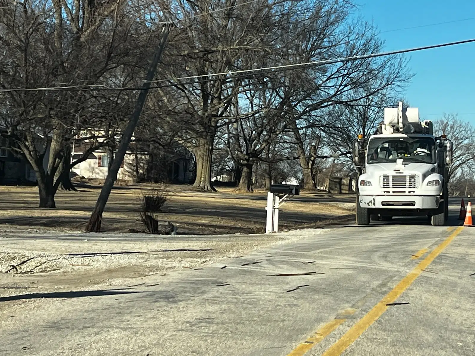 Crash involving vehicle, utility pole near Emporia under investigation