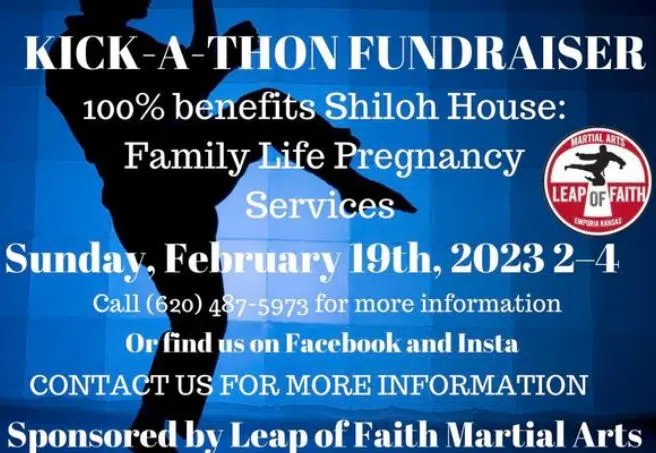 Third annual Leap of Faith Martial Arts Kick-A-Thon coming Sunday