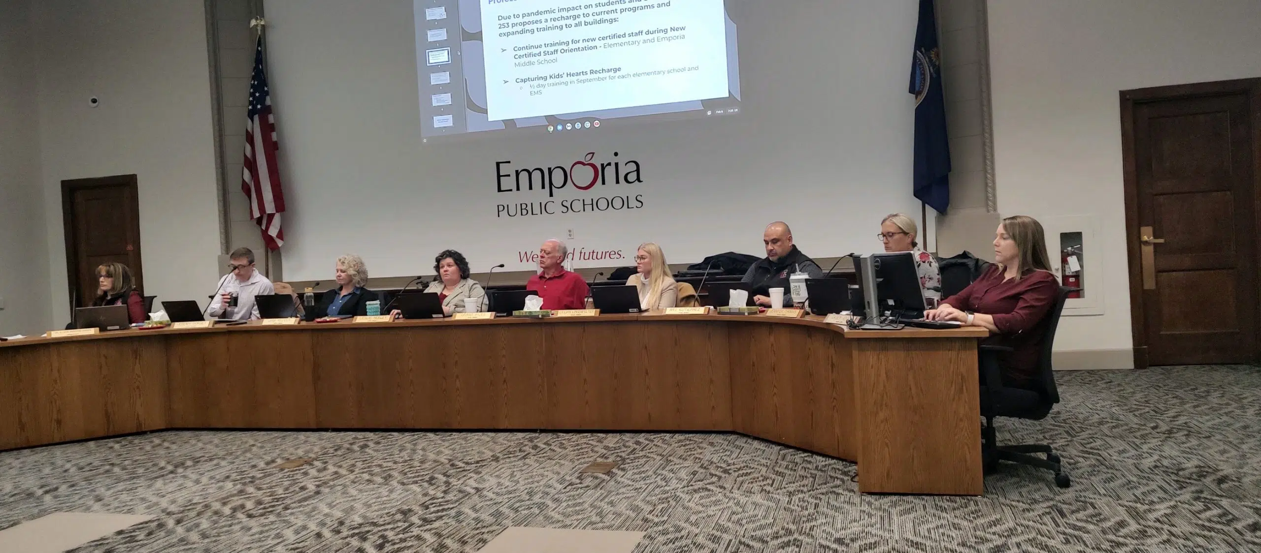 USD 253 Board of Education holds first and, for the time being, last conversation on prospect of shortened school weeks during regular meeting Wednesday