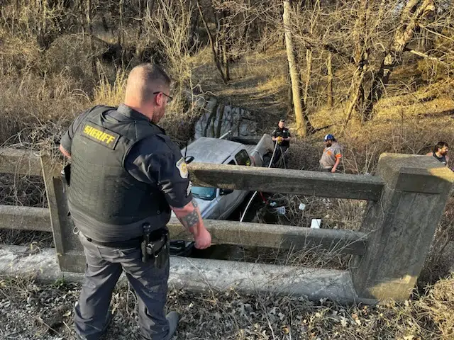 Two to Newman Regional Health, both cited after rollover crash into creek near Emporia