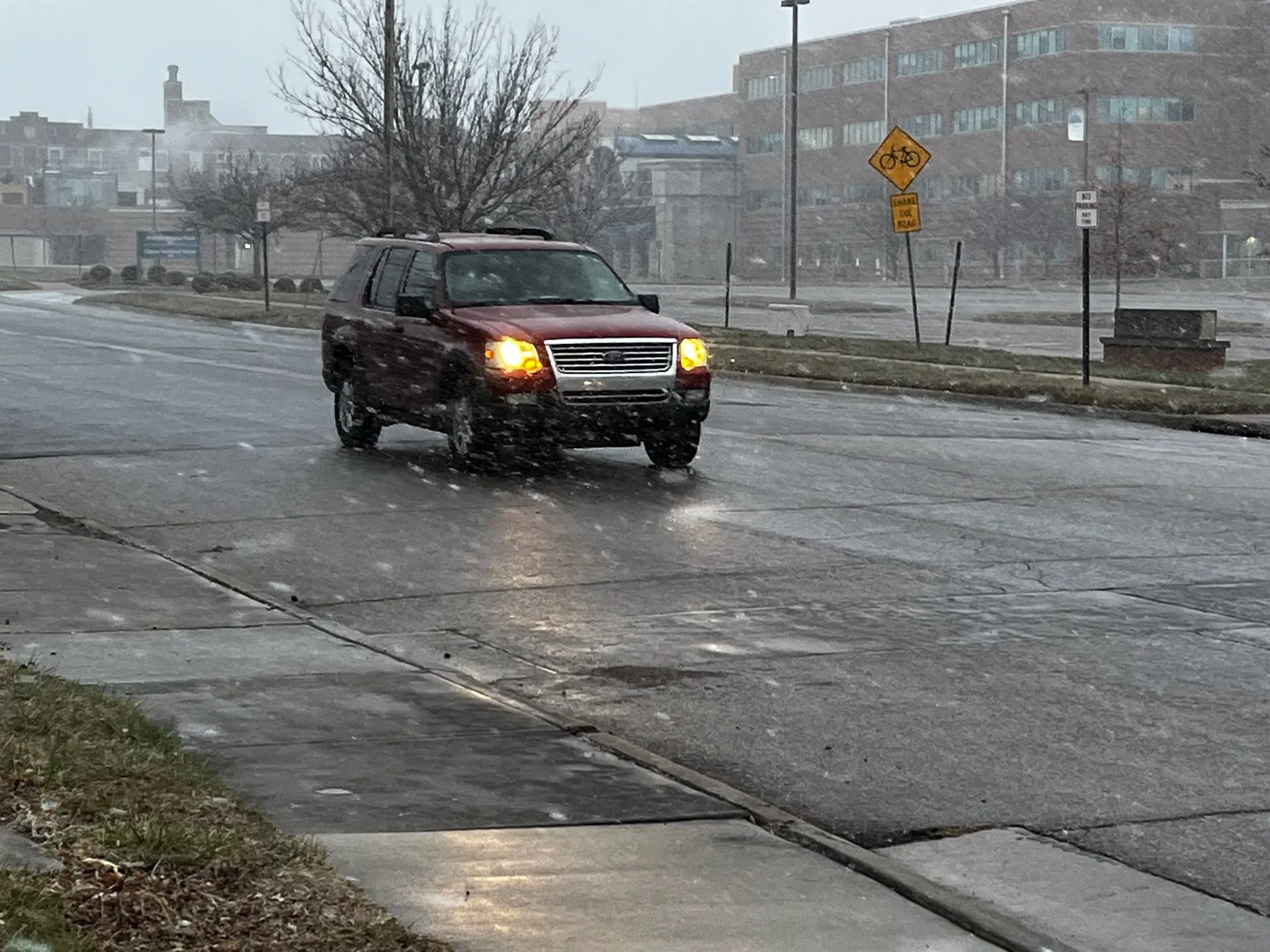 WEATHER: Isolated slick spots east of Emporia after light snowfall