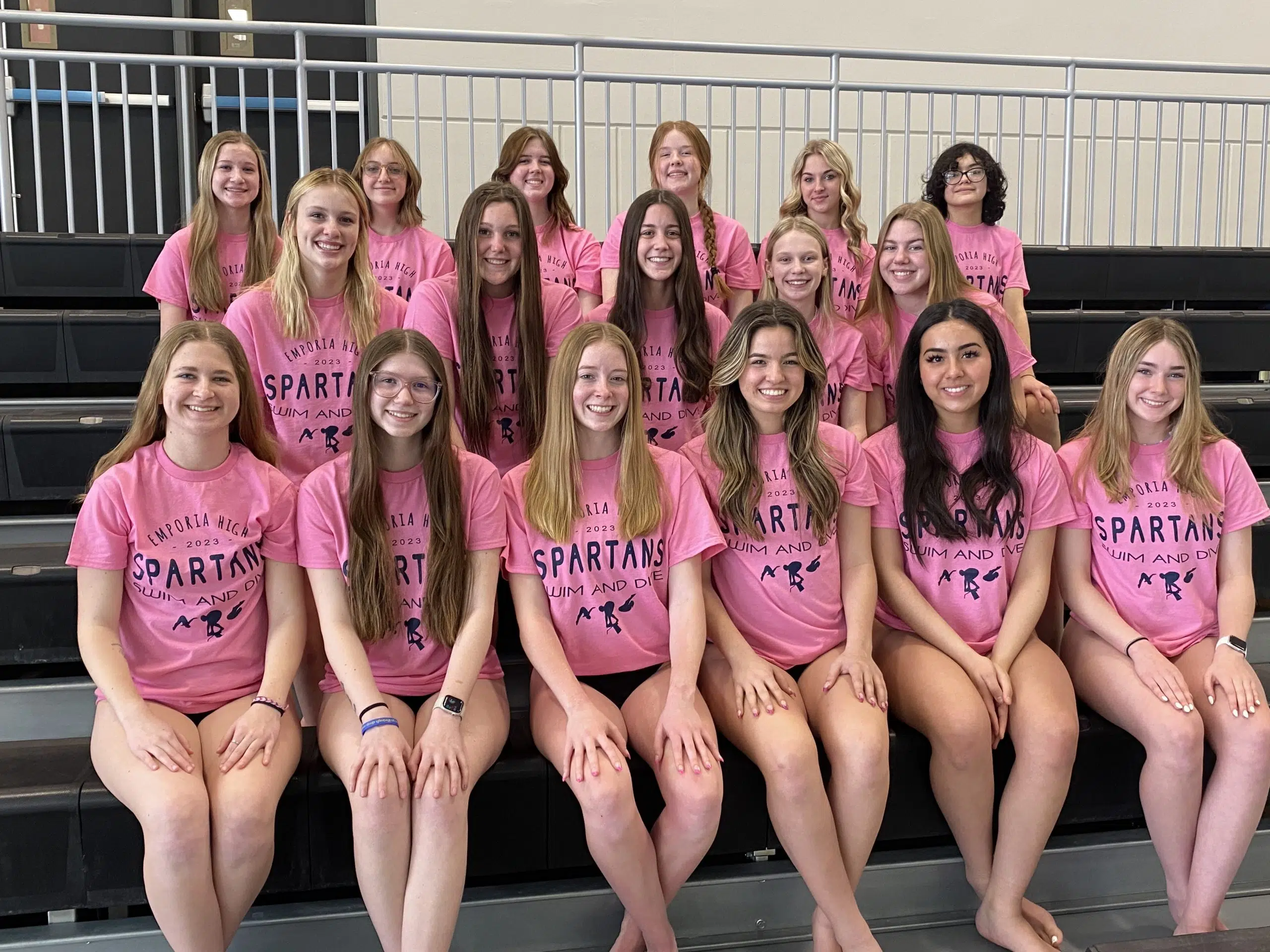 Emporia High girls swim and dive wins Shawnee Mission North triangular