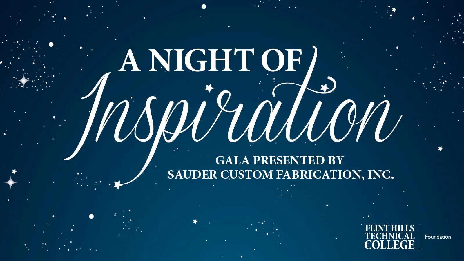 21st Flint Hills Technical College Night of Inspiration Benefit Gala final details are ready for this upcoming April