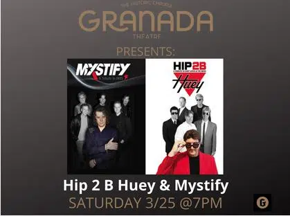 Hip2BHuey & Mystify coming to Granada Stage on Saturday