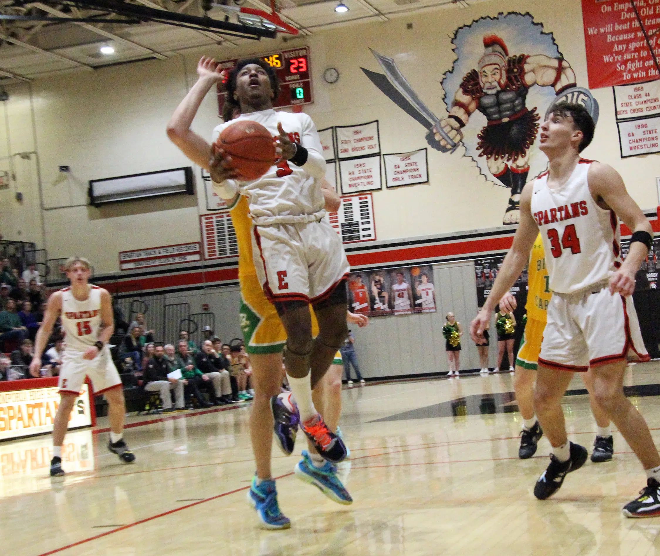 Emporia High boys basketball defeats Bishop Carroll to advance to sub-state final