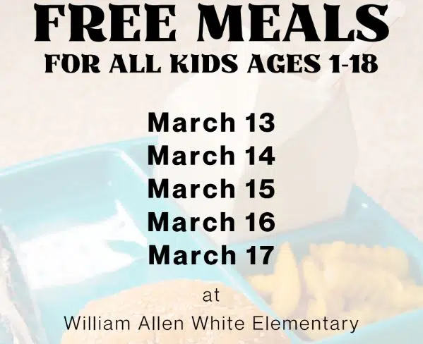 USD 253 Emporia offering free meals for children during Spring Break