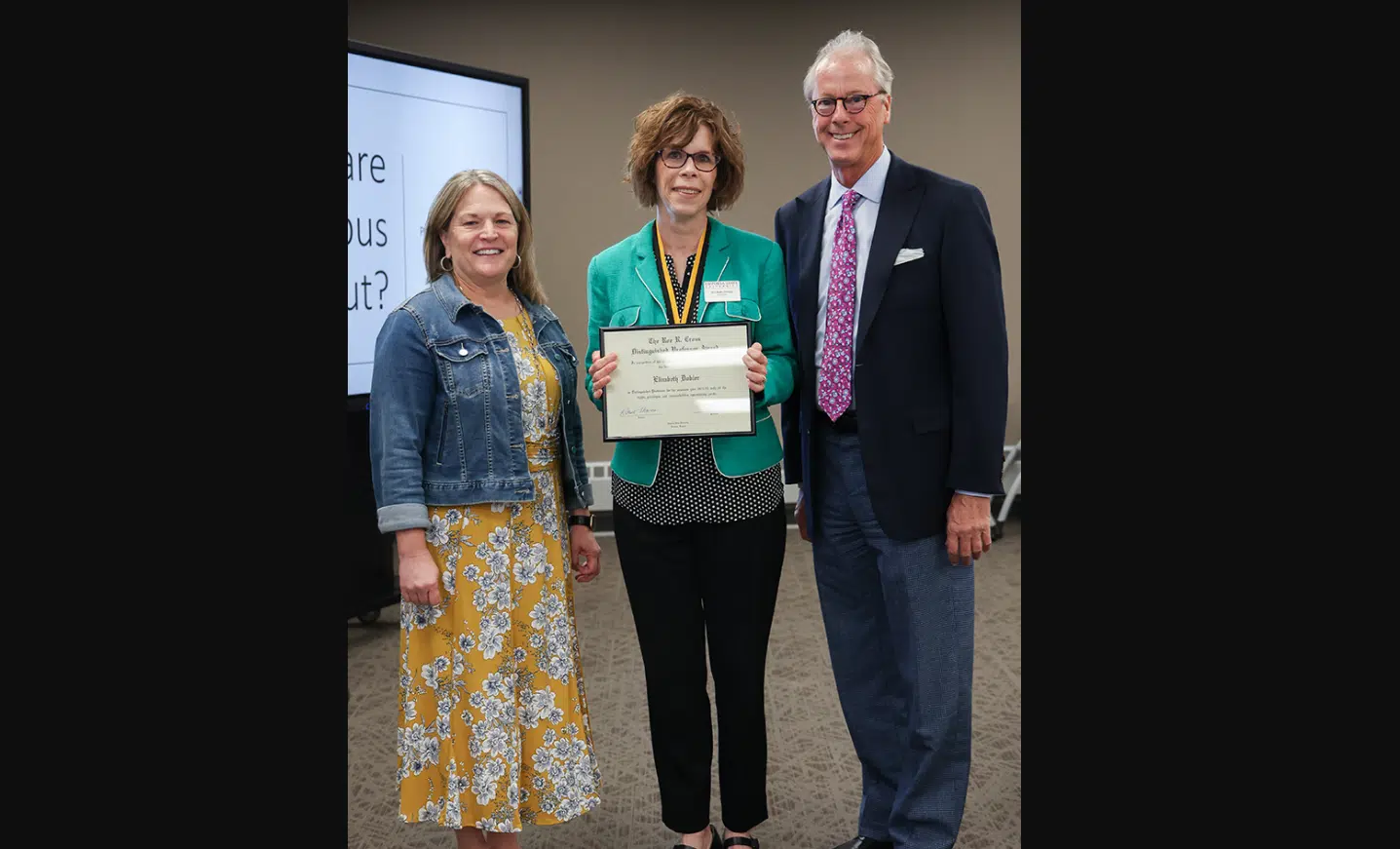 Emporia State announces 2023 Roe R Cross Distinguished Professor