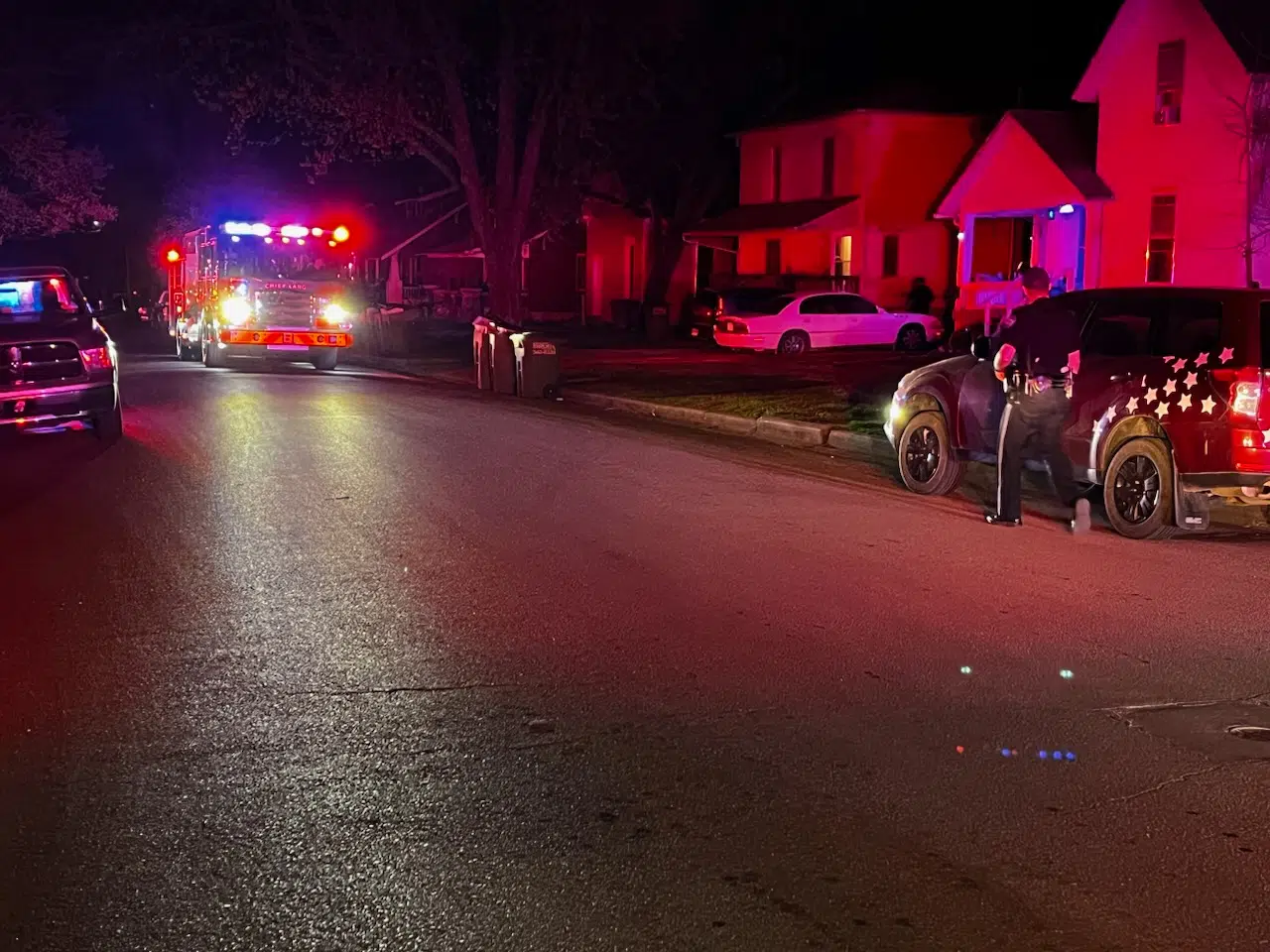 Emporia Police investigating report of Molotov cocktail or other incendiary device allegedly thrown into apartment house early Monday