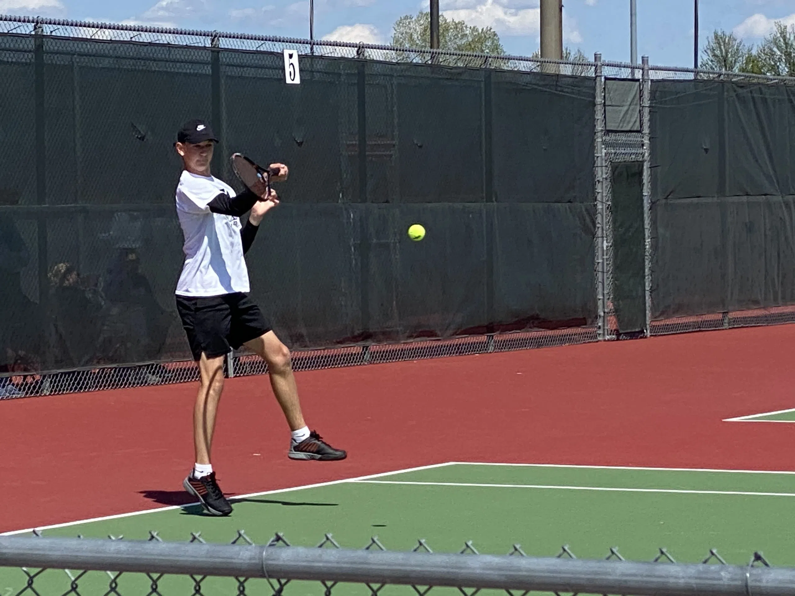 Emporia High boys tennis competes in home tournament