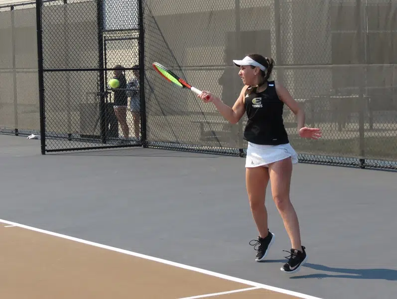 Emporia State womens tennis closing out season against ranked teams