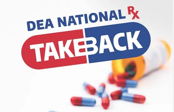 DEA's National Drug Take Back Day set for Saturday