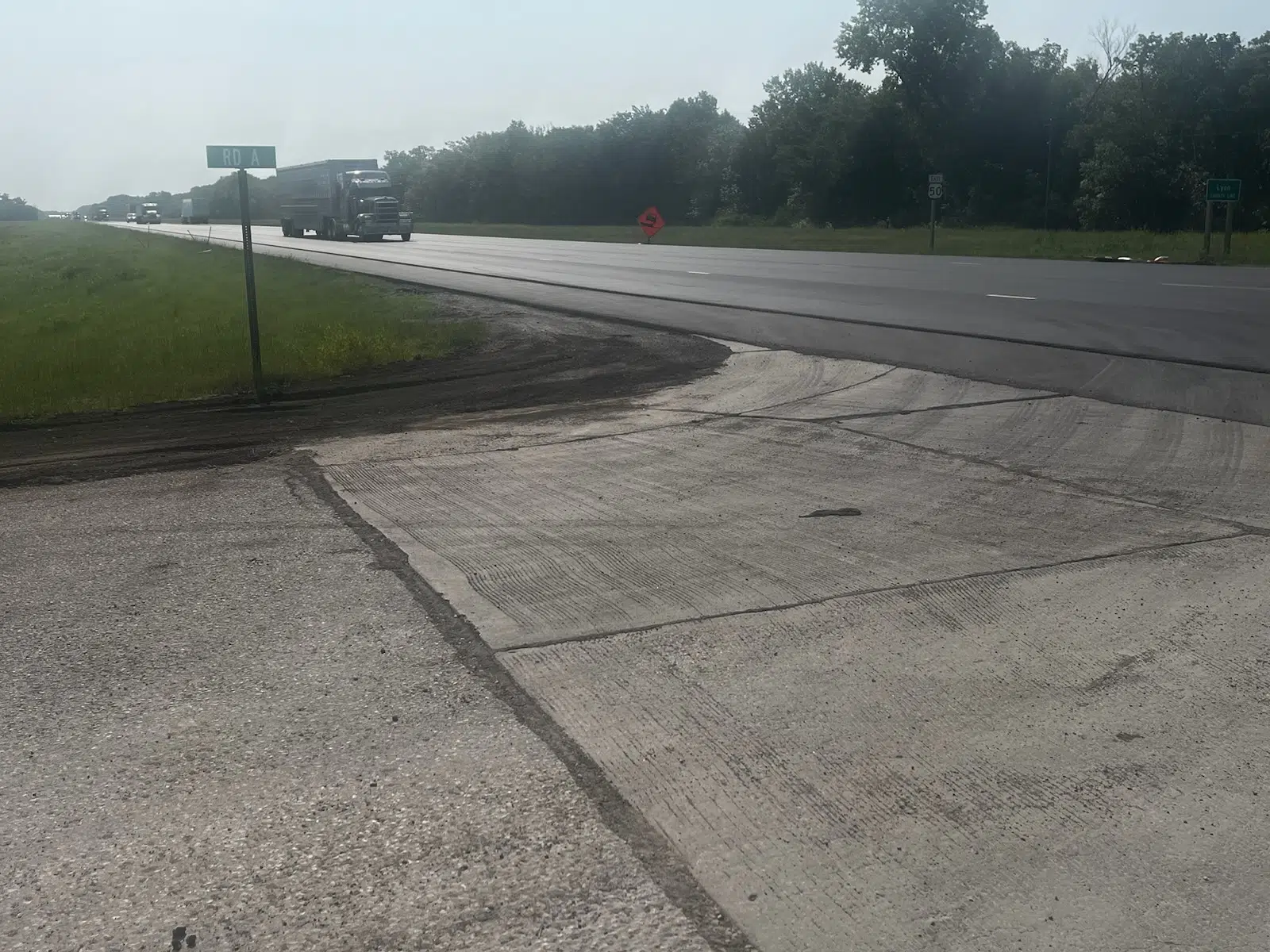 US-50 resurfacing effort west of Emporia nearly finished